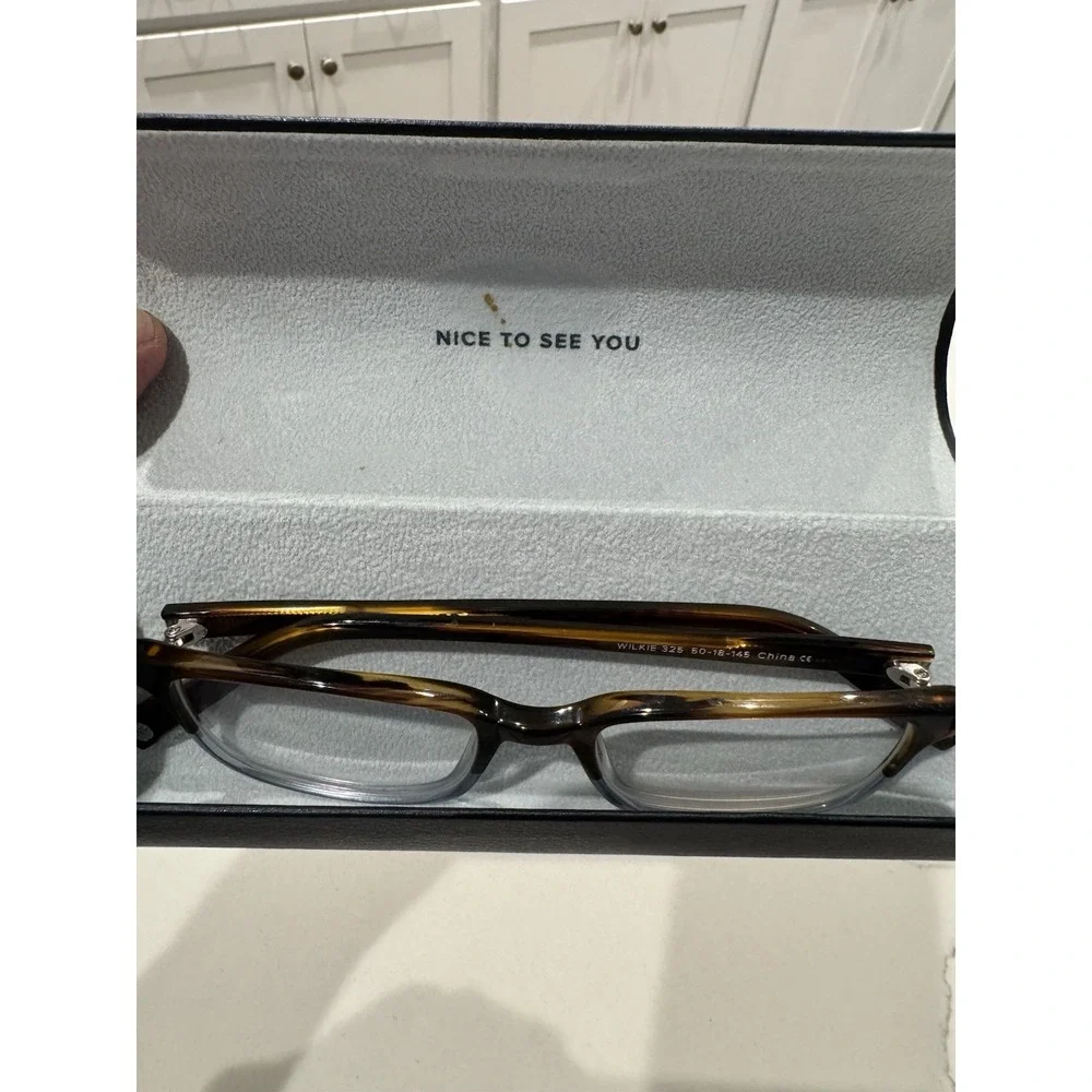 Warby Parker Eyeglasses WILKIE 32550 18-145 Frames With Case Designer Glasses
